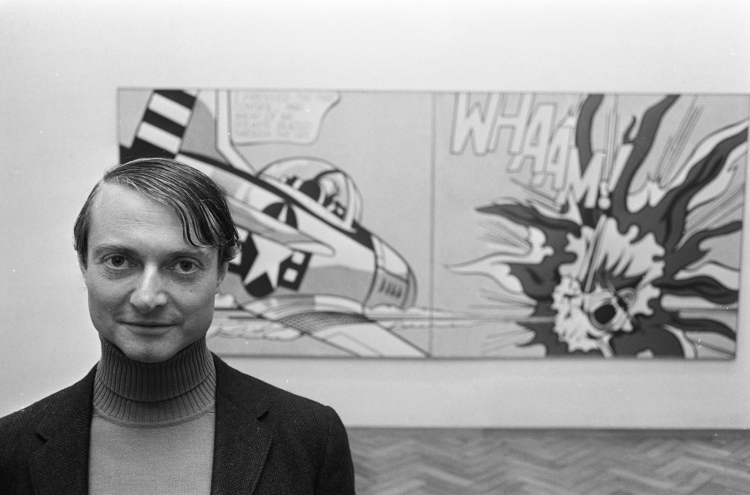 ROY LICHTENSTEIN 「STEDELIJK MUSEUM AMSTERDAM 1967」 ロイ・リキテンスタイン 1967年 回顧展  オフセットリトグラフポスター 当時物 - ホビー、カルチャー