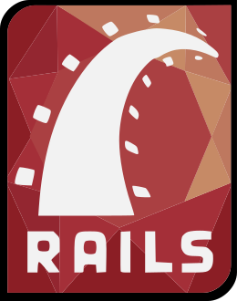 English: Ruby on Rails logo