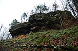 Monument zone Ruppertstein castle ruins