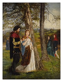 James Archer's Sir Launcelot and Queen Guinevere (1864) SIR LAUNCELOT AND QUEEN GUINEVERE).jpg