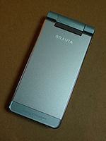 BRAVIA-branded Sony Ericsson smartphone for the Japanese market (Docomo FOMA SO906i, released 2008) SO906i.JPG