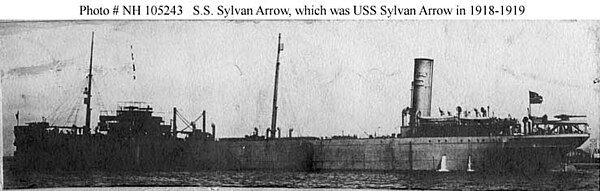 SS Sylvan Arrow in 1917