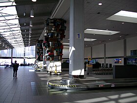 De lobby van de luchthaven van Sacramento.