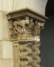 Capital from the monastery of Saint-Guilhem-le-Désert, French, after 804