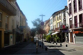 La rue Arago où a eu lieu l'explosion.