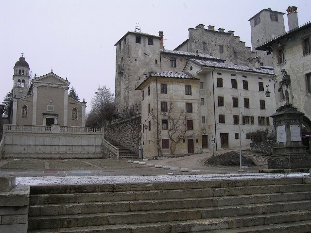 The Church of St. Roch and the Castle of Alboin