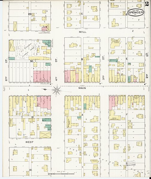 File:Sanborn Fire Insurance Map from Spencer, Clay County, Iowa. LOC sanborn02833 001-2.jpg