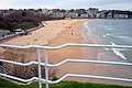 Segunda playa del Sardinero, vista desde los jardines de Piquío.