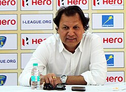 Santosh Kashyap managed Wahingdoh in their debut season of the I-League Santosh kashyap.JPG