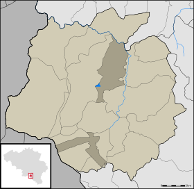 Sart-Custinnen sijainti