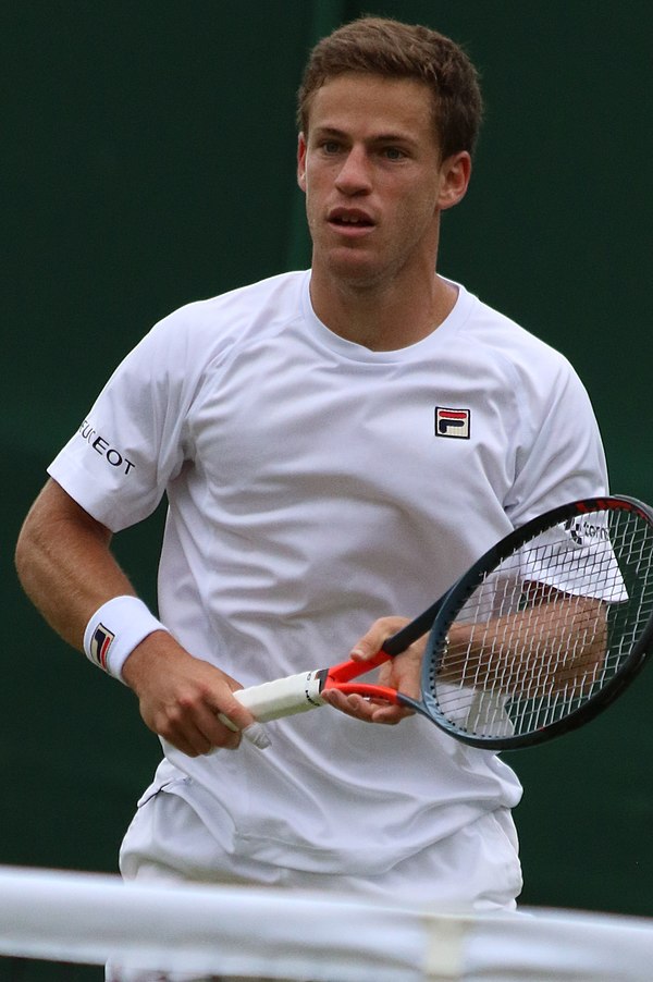Schwartzman at the 2019 Wimbledon Championships