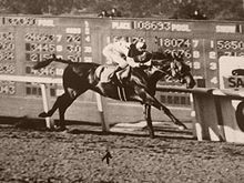 Seabiscuit winning the Santa Anita Handicap in 1940 Seabiscuit winning 1940 SAH.jpg