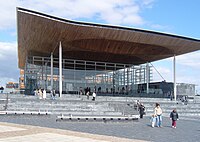 The Senedd building in Cardiff Bay Senedd.JPG