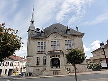 Ang Town Hall sa Sermmaize-Les-Bains