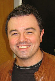 Seth MacFarlane en la Escuela de Diseño de Rhode Island.