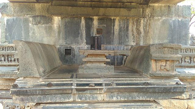 View of the Shiva Lingam at the Fort complex