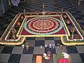 Shree Chakra Mandala Pooja conducted during the Brahmakalasha events to boost the Saanidhya power.