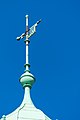 Deutsch: Wetterfahne auf dem Turm des Ziviljustizgebäudes in Hamburg-Neustadt. This is a photograph of an architectural monument. It is on the list of cultural monuments of Hamburg, no. 12260.