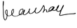 Signature de Jean Zay