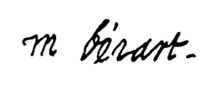 signature de Madeleine Béjart