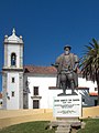 Estatua de Vasco da Gama na súa terra natal, Sines.