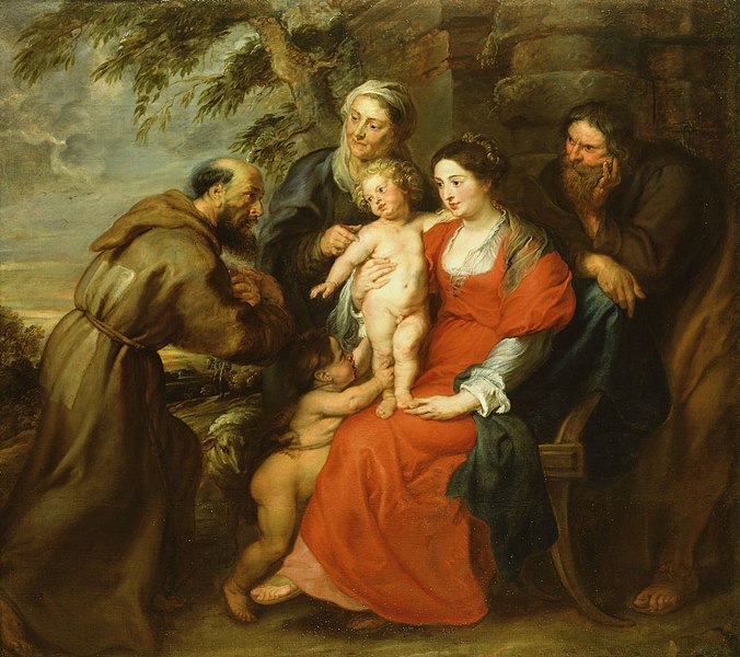 File:Sir Peter Paul Rubens (Siegen 1577 - Antwerp 1640) - The Holy Family with Saint Francis - RCIN 407674 - Royal Collection.jpg