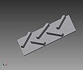 Slider Track: CAD Isometric Model