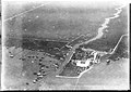 Vue aérienne du fort Saint-Jean à la confluence du bayou Saint-Jean et du lac Pontchartrain en 1922