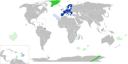   European Union  Outermost regions  Overseas countries and territories  Special cases  Other special territories