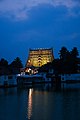 Padmanabhaswami Temple of Kerala during the blue hour