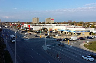 St. Laurent Boulevard road in Ottawa, Ontario, Canada