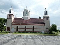St. George Cathedral, Rossford, Ohio, June 2022.jpg