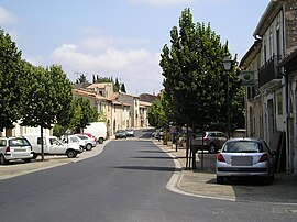 The main road in Saint-Paul-et-Valmalle