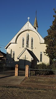 St Davids Anglican Church, Allora Historic site in Queensland, Australia