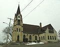 The St. Theresa Catholic church in Eagle, Wisconsin.   This file was uploaded with Commonist.