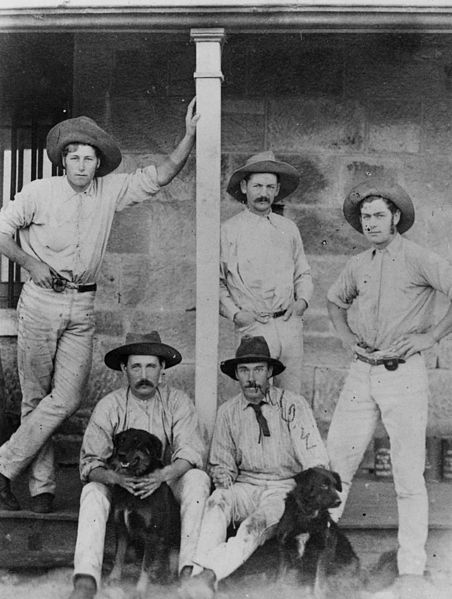 File:StateLibQld 1 45419 W. Champion and other workers on Jimbour Station, ca.1885.jpg
