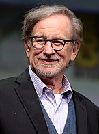 Steven Spielberg at the San Diego Comic-Con in 2017.