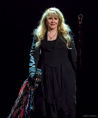 American singer-songwriter Stevie Nicks has been called the "Queen of Rock and Roll".