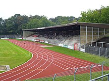 Stimbergstadion Haupttribüne