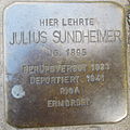 Stolperstein für Julius Sundheimer