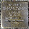 Stolperstein Schanzenstraße 14 (Siegmund Ehrlich) in Hamburg-Sternschanze.JPG