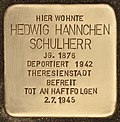 Stumbling block for Hedwig Hannchen Schulherr (Simmelsdorf) .jpg