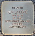 Pierre d'achoppement pour Lajosne Kun (Veszprém) .jpg