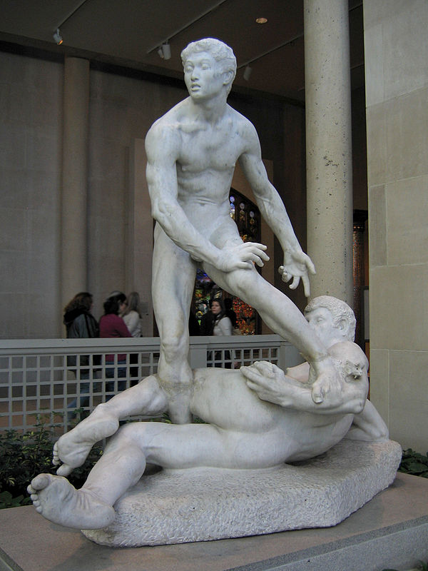 Struggle of the Two Natures in Man (marble, 1892–1894), Metropolitan Museum of Art.