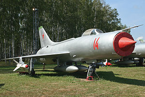 Sukhoi Su-11 Fishpot-C 14 red (9971957763).jpg
