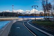 English: Svislač river. Minsk, Belarus Беларуская: Рака Свіслач. Мінск, Беларусь Русский: Река Свислочь. Минск, Беларусь