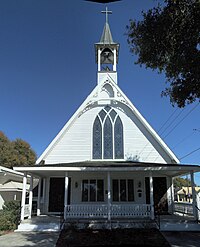 Union Congregational Church in Tavares. Organized in 1885, and completed in 1888 on land donated by St. Clair-Abrams, this was the first church in Tavares.