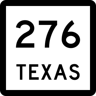 <span class="mw-page-title-main">Texas State Highway 276</span> State highway in Texas