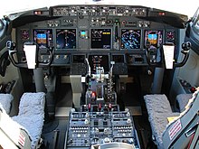 Boeing 737-800 glass cockpit The 737-800 Flight Deck (3852492599).jpg