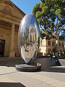 The Life of Stars by Lindy Lee in the forecourt of the Art Gallery of South Australia